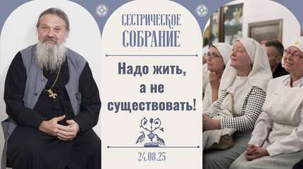 Мы дерзаем на еще большее! Сестрическое собрание с о. Андреем Лемешонком 24.08.2025