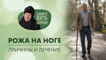 Рожа на ноге. Главная причина, лечение и профилактика. Монахиня Мария «Давайте жить здорово!»