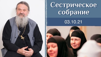 Состояние сегодняшнего человека. Сестрическое собрание с о. Андреем Лемешонком 03.10.2021