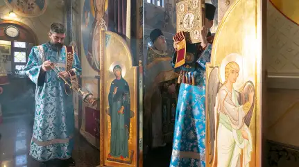 На Благовещение