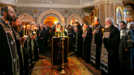 На чтении Великого канона