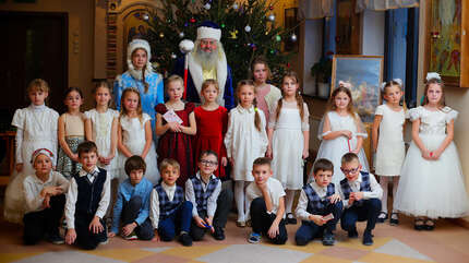 Зимний праздник в нашей школе