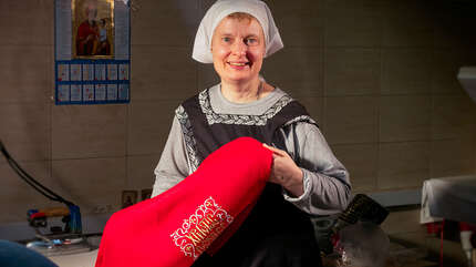 В швейной мастерской