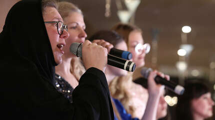 На фестивале «СВОИ»