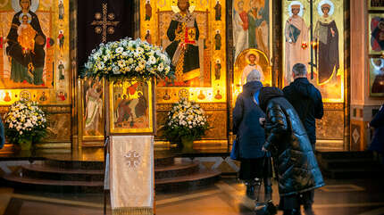 В праздник Благовещения Пресвятой Богородицы