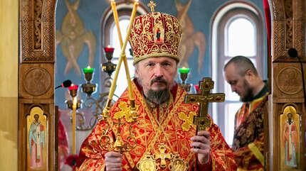 Архиерейское богослужение на Радоницу