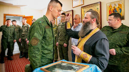 Молебен в университете