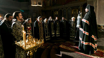 На чтении Великого канона