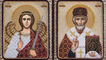 Вышивка бисером: иконы