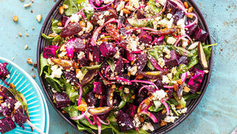 Рецепты лучших постных салатов со свеклой