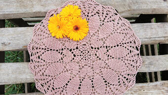 Салфетка крючком