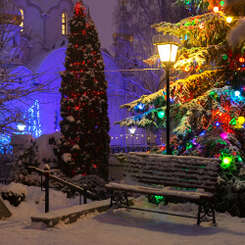 В ночь с 31 декабря на 1 января приглашаем на новогодний молебен!