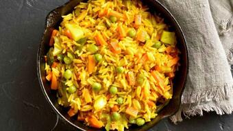 Постный плов