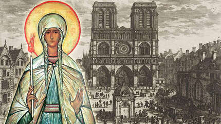 Преподобная Геновефа — святая Женевьева Парижская