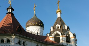 купол, башенки монастыря