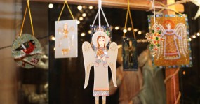 ангелы и сувениры из стекла