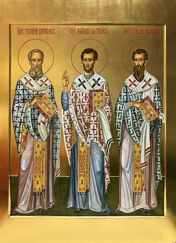 Свтт. Василий Великий, Григорий Богослов и Иоанн Златоуст