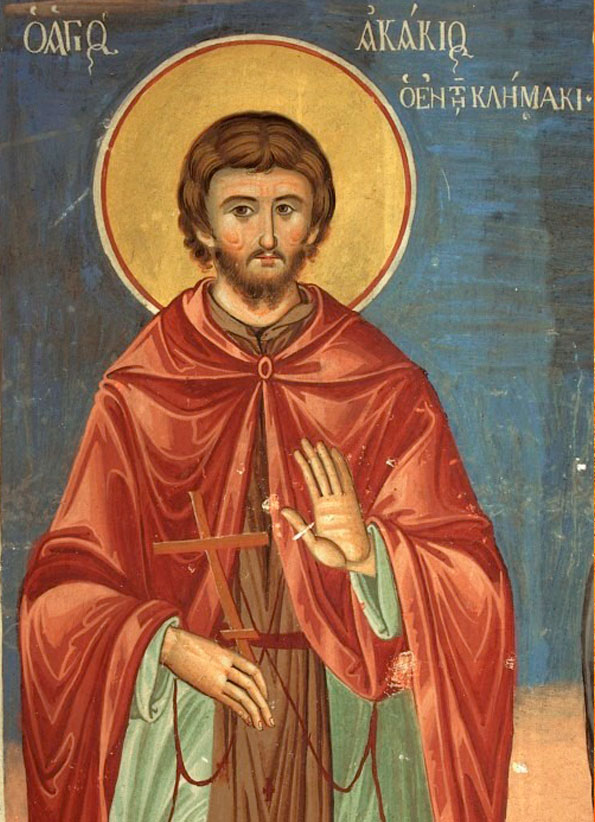 Прп. Акакий, о котором повествуется в Лествице