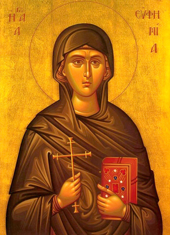 Вмц. Евфимия всехвальная