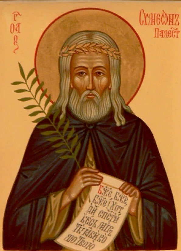 Прп. Симеон, Христа ради юродивый