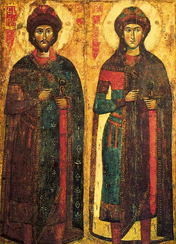 Мчч. блгвв. кнн. Борис и Глеб, во Святом Крещении Роман и Давид