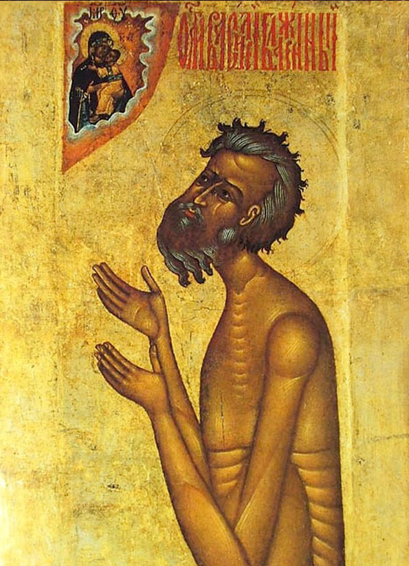 Блж. Василий Московский, Христа ради юродивый, чудотворец