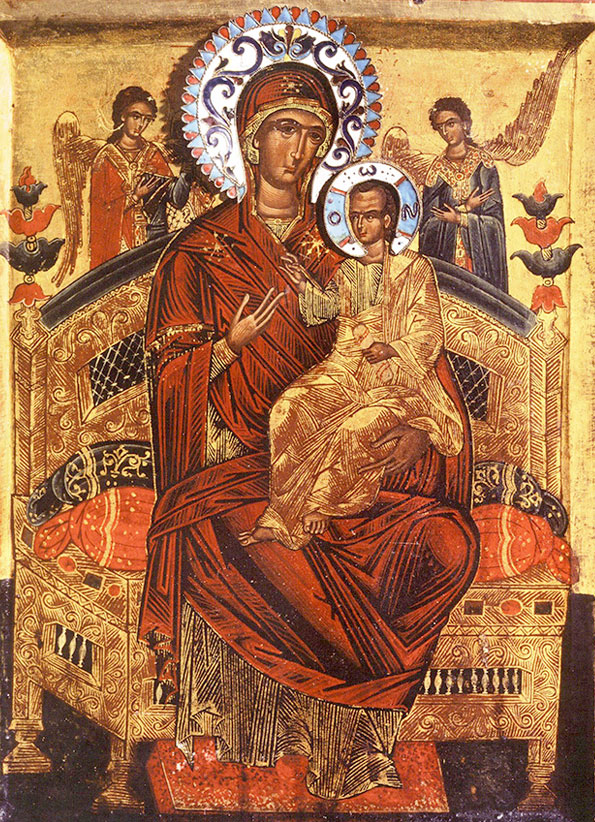 Икона Божией Матери, именуемая «Всецарица».