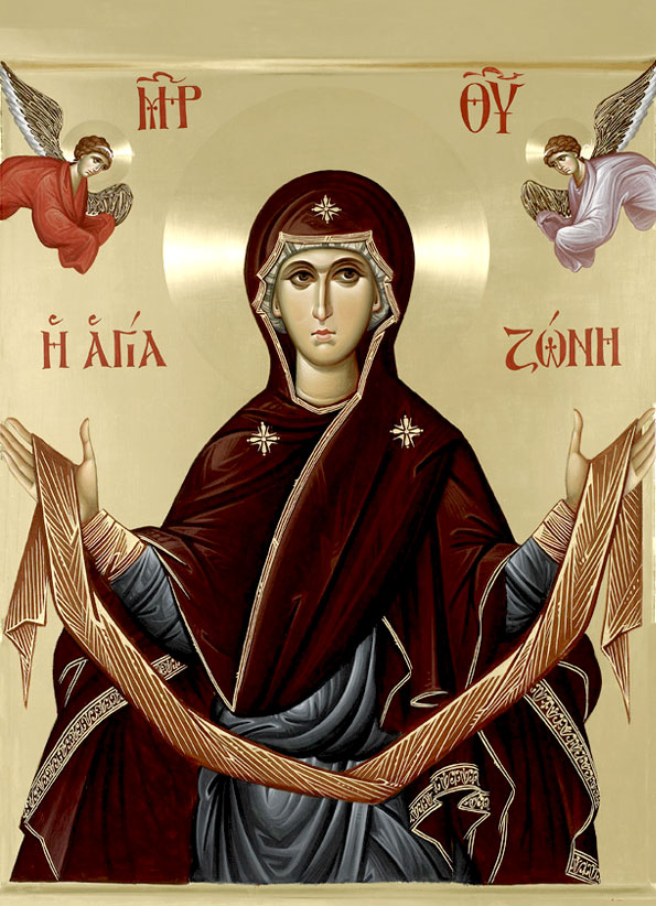 Положение честного пояса Пресвятой Богородицы