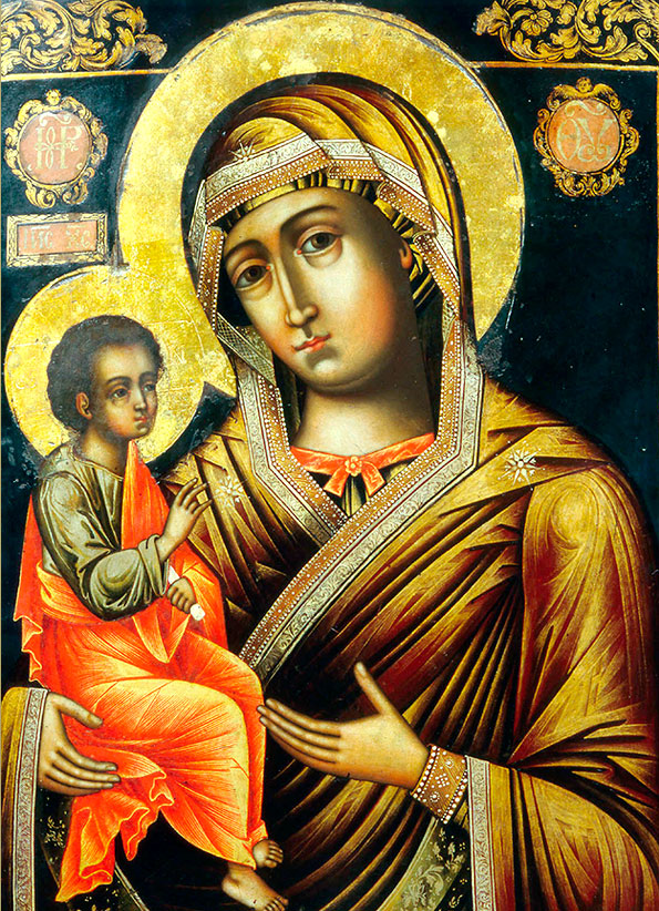 Гребневская икона Божией Матери (XVIII в. Государственный Русский музей, Санкт-Петербург)