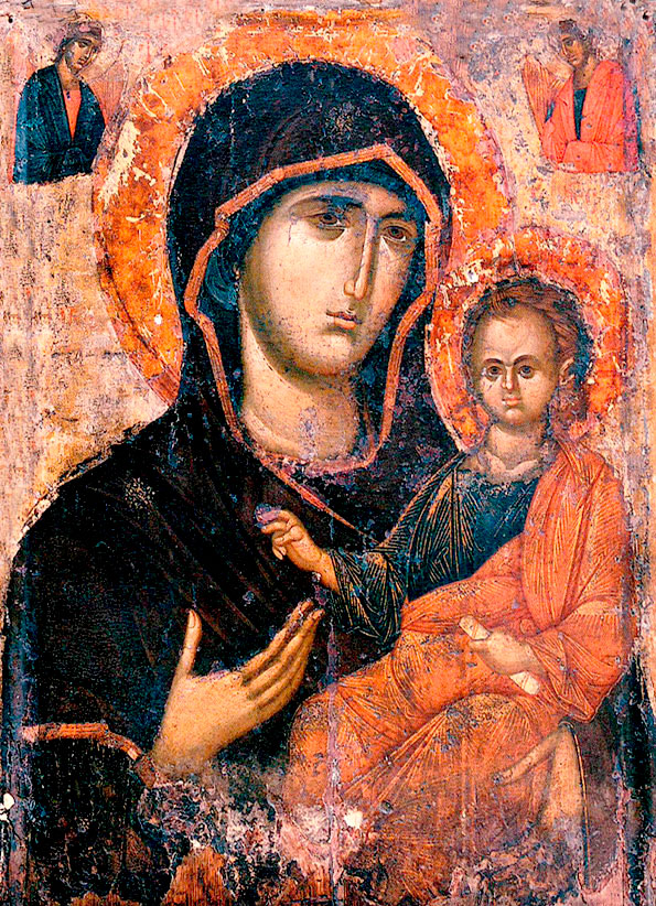 Нямецкая икона Божией Матери (XV в. Храм Нямецкого монастыря, Румыния)