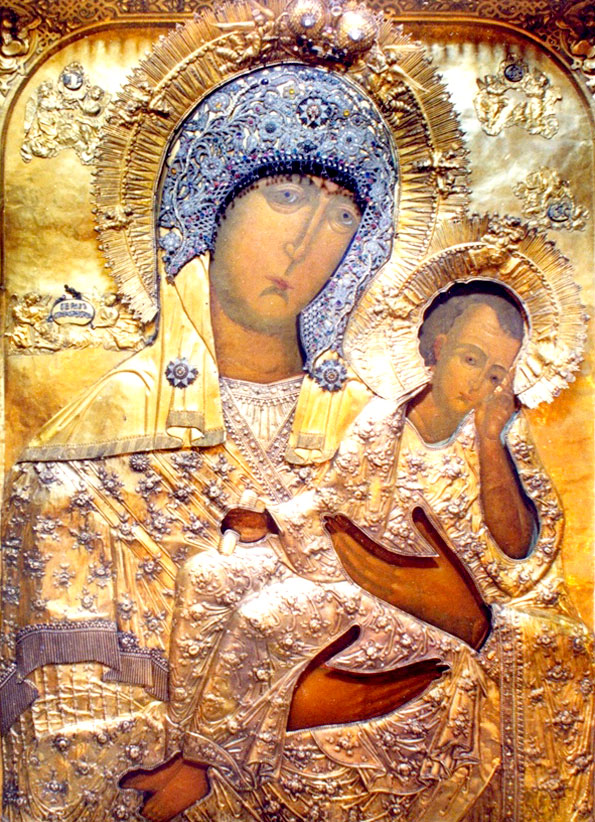 Старорусская икона Божией Матери
