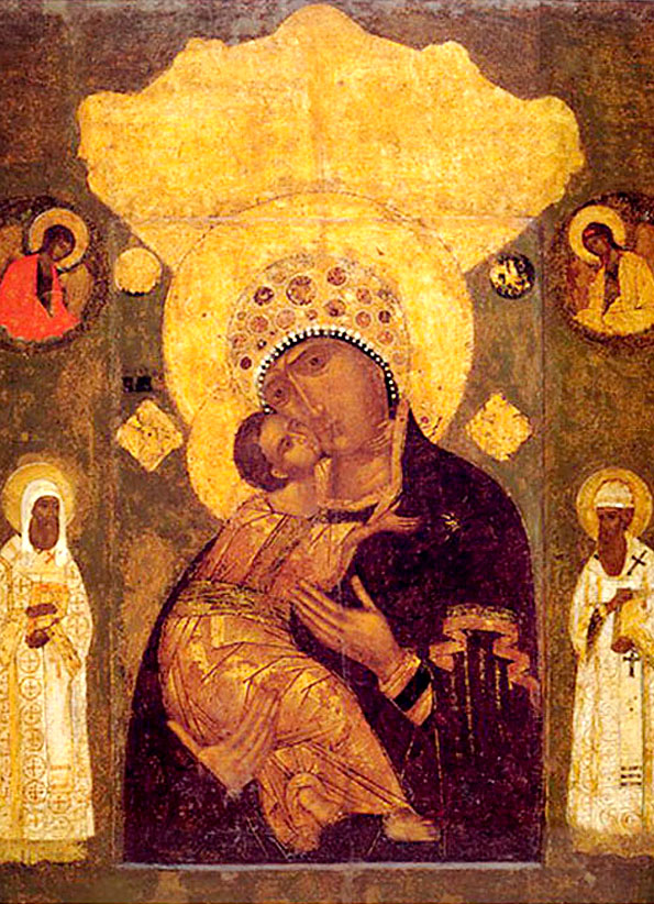 Волоколамская икона Божией Матери (1572 г. Музей им. Андрея Рублева. Москва)