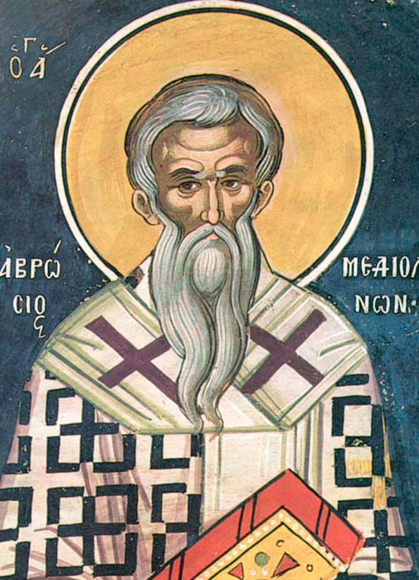 Свт. Амвросий, еп. Медиоланский