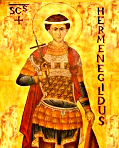 Святой мученик Ерминингельд Готфский