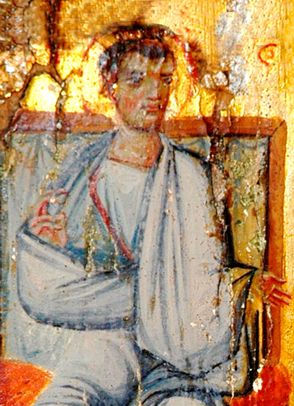 Ап. от 70-ти Фаддей (Фрагмент иконы. X в. Мон. Святой Екатерины, Синай, Египет)