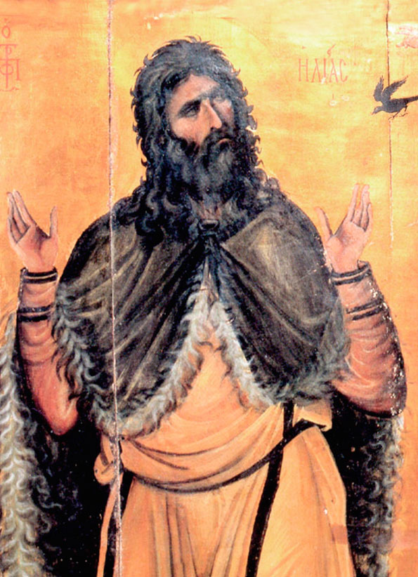 Пророк Илия (Фрагмент иконы. XIII в. Мон. св. Екатерины на Синае, Египет)