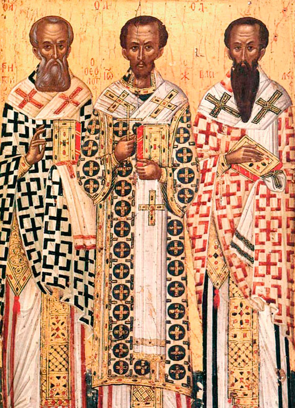 Свтт. Василий Великий, Григорий Богослов и Иоанн Златоуст