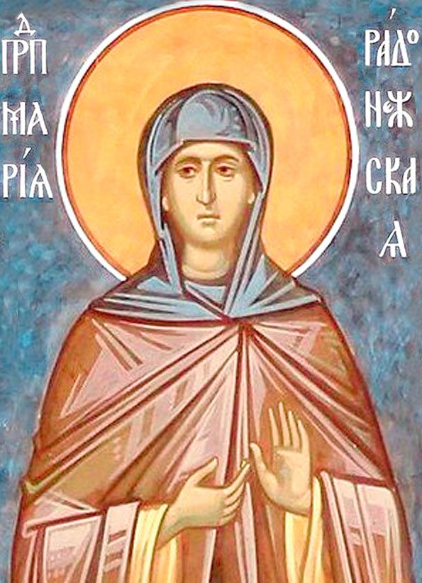 Прп. Мария Радонежская, схимонахиня