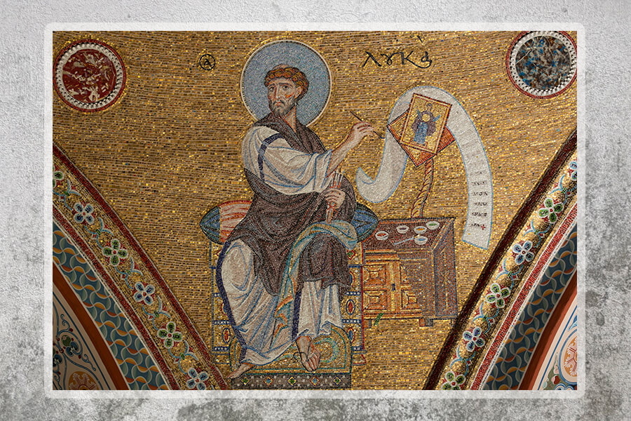 мозаика апостол Лука