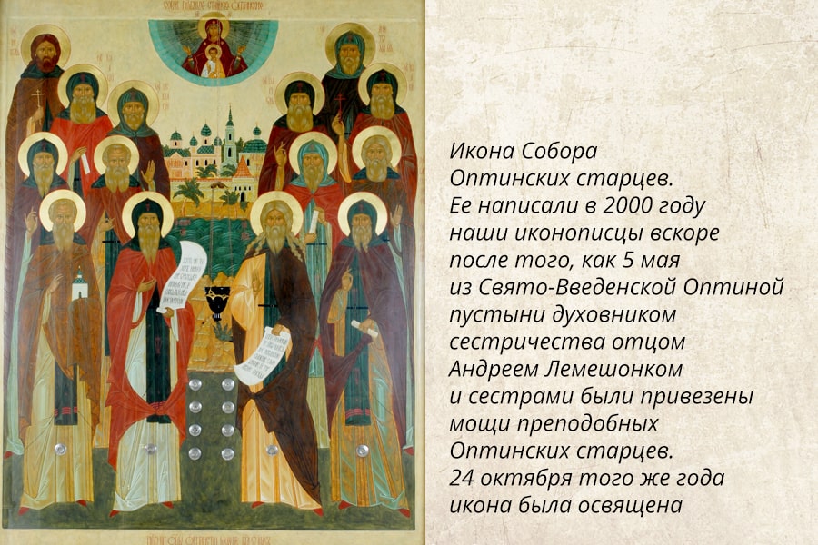 икона Собора Оптинских старцев
