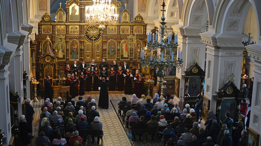 выступление православного хора