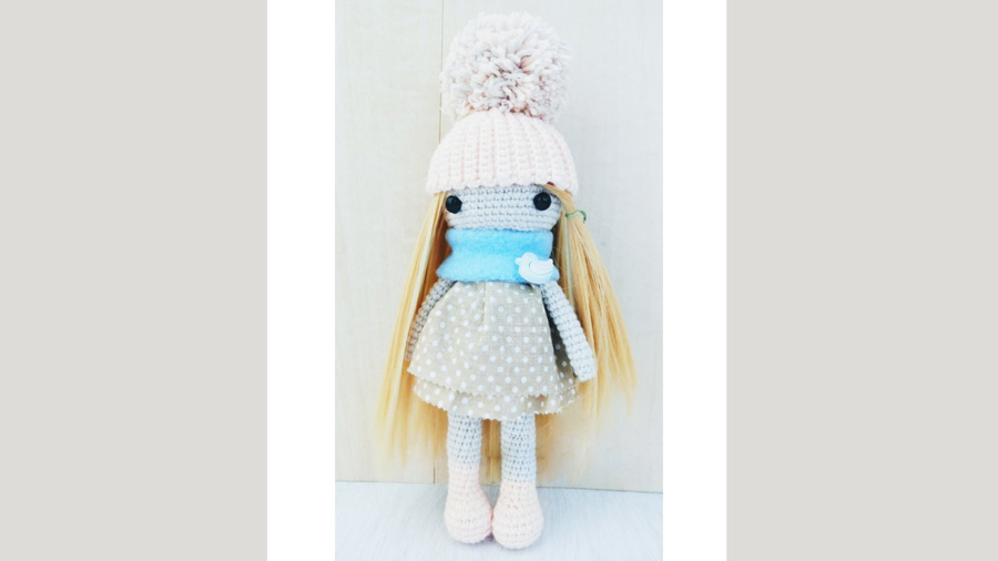 Мастер-класс по вязанию спицами Платье «Анна» для куклы Барби