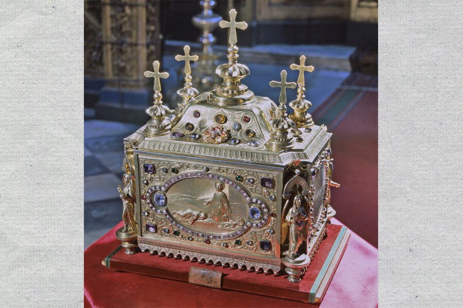 ковчег со святой главой пантелеимона