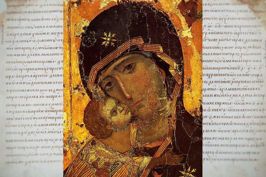 владимирская икона божией матери фото