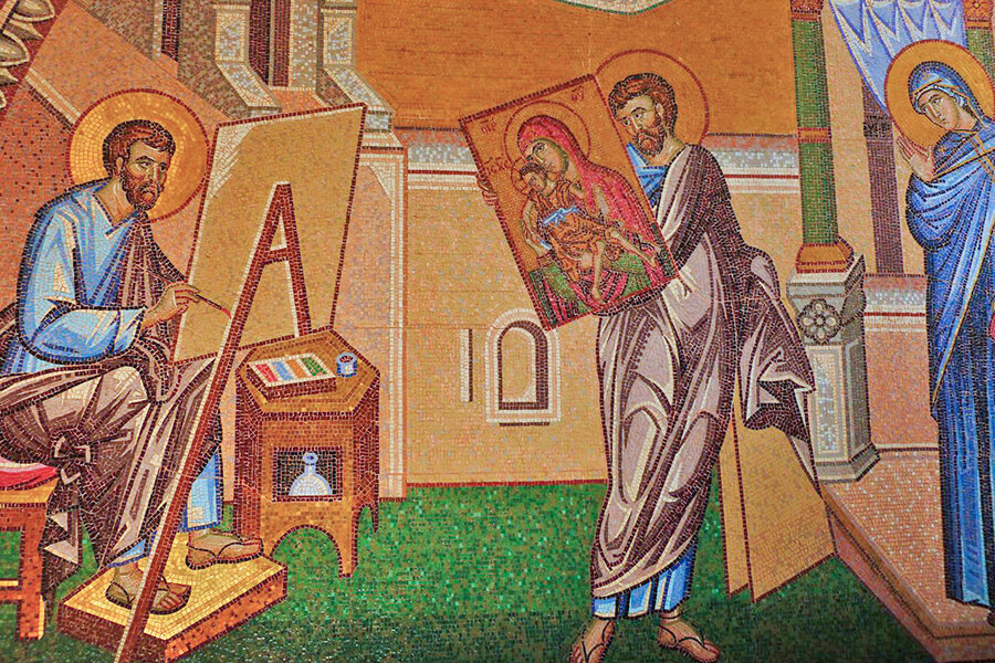 мозаика апостол икона