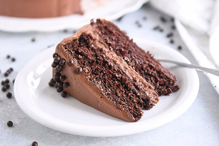 постный шоколадный торт 