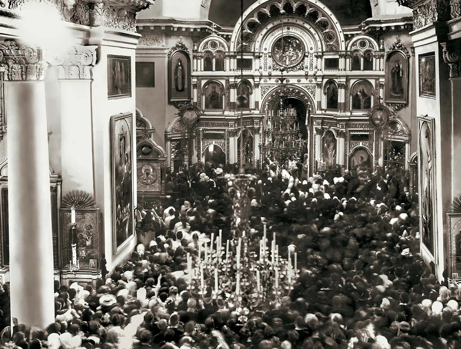 литургия в Андреевском соборе