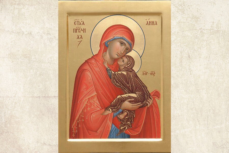 иконы праведной Анны с Богородицей 