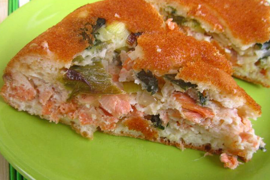 Пирог из рыбы сырка рецепты с фото