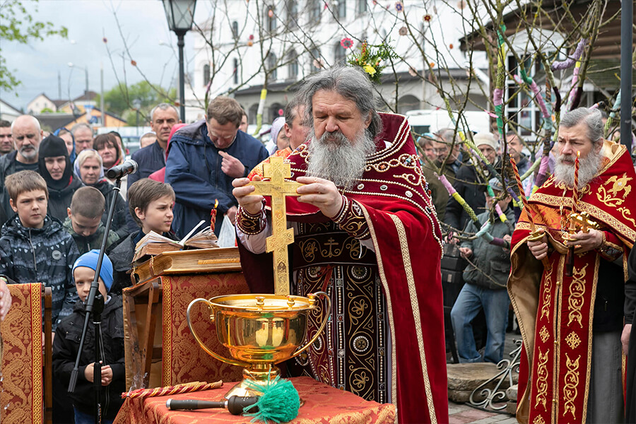на Крестном ходе